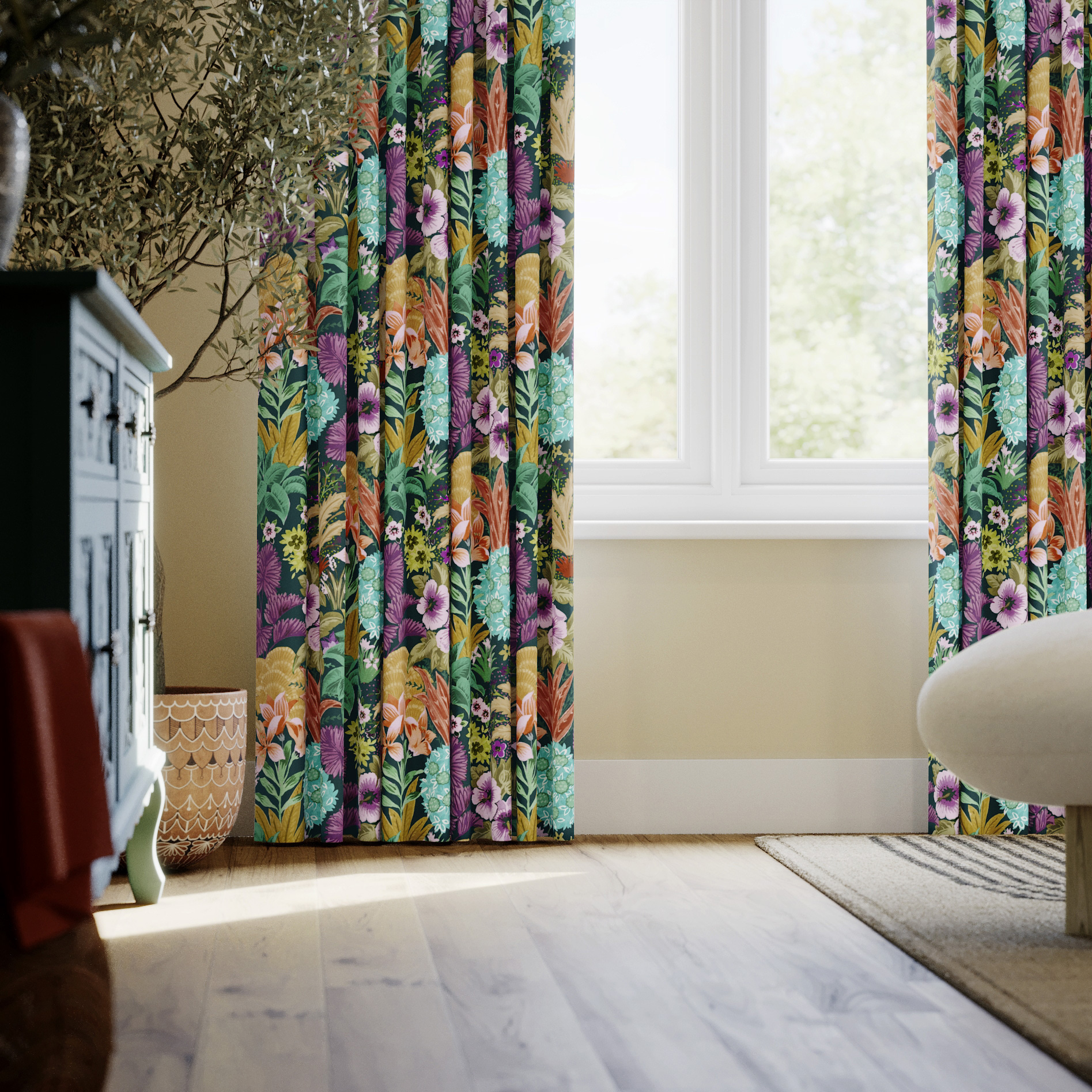 Kerala, Luau - Made to Measure Curtain - Image 5